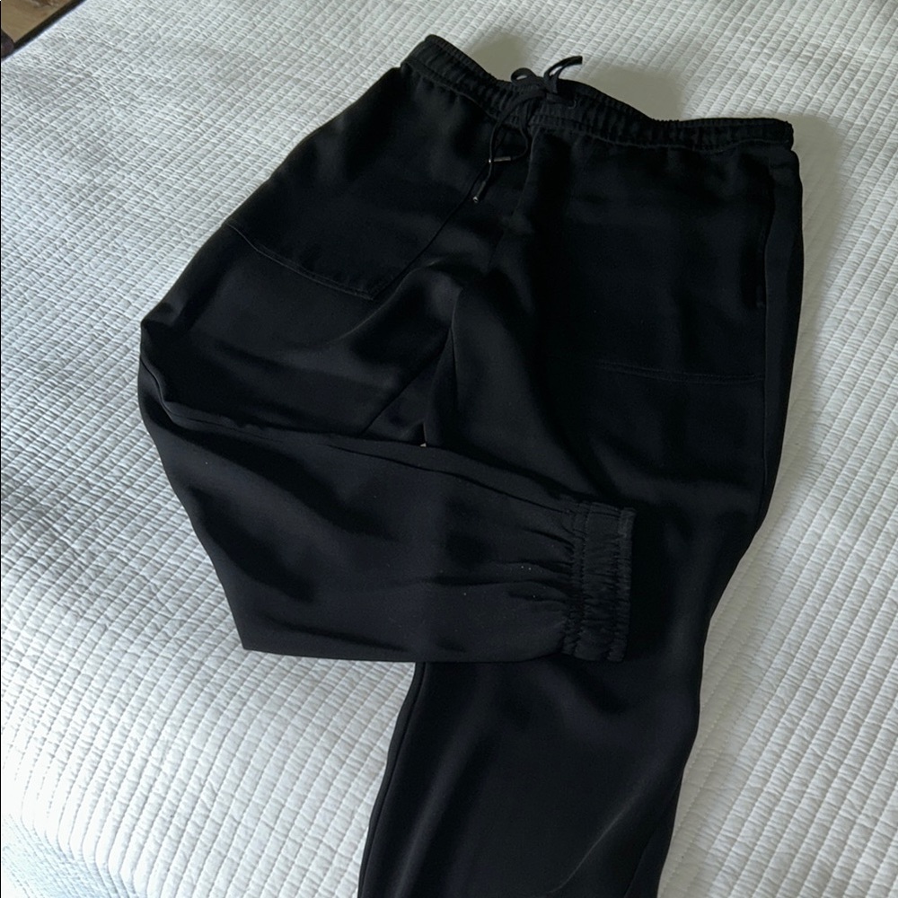 Ann Taylor Chic Black Joggers